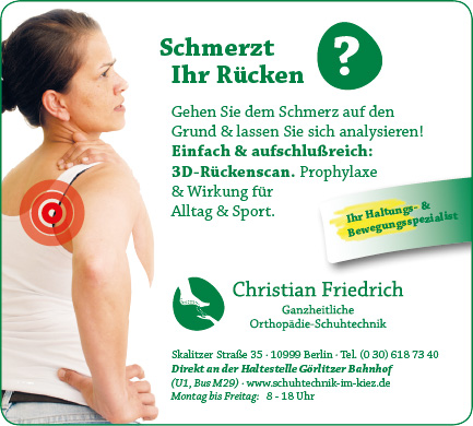 Schmerzt Ihr Rücken? Schmerzt Ihr Rücken?