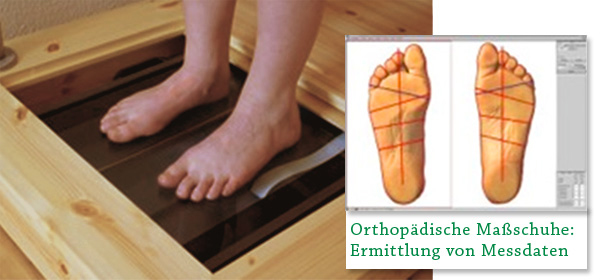 Christian Friedrich - Orthopädische Maßschuhe - Ermittlung von Messdaten